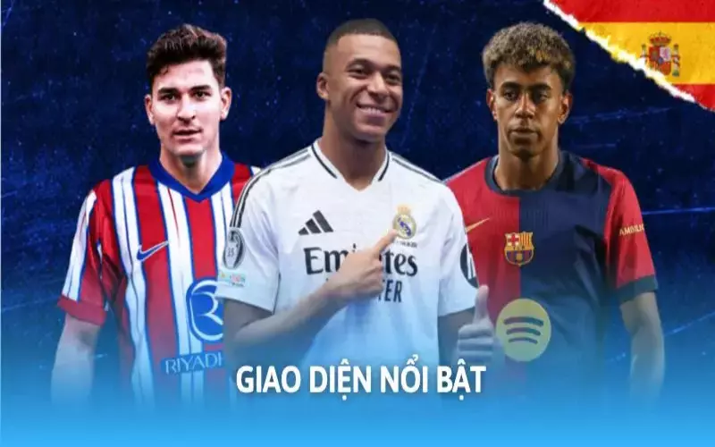Giao diện nổi bật tại nền tảng BiahoiTV